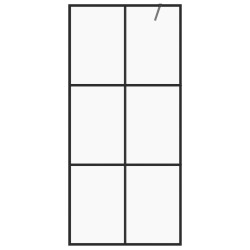 Duschwand für Begehbare Dusche mit Klarem ESG Glas 80x195 cm