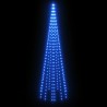 LED-Weihnachtsbaum für Fahnenmast Blau 310 LEDs 300 cm