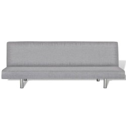 Schlafsofa Hellgrau Polyester