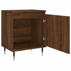 Nachttische 2 Stk. Braun Eichen-Optik 40x30x50 cm Holzwerkstoff