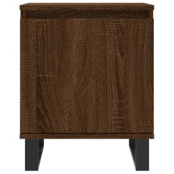 Nachttische 2 Stk. Braun Eichen-Optik 40x30x50 cm Holzwerkstoff