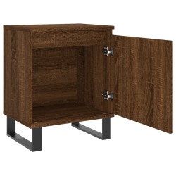 Nachttische 2 Stk. Braun Eichen-Optik 40x30x50 cm Holzwerkstoff