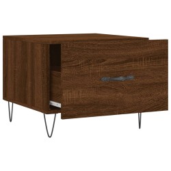 Couchtische 2 Stk. Braun Eichen-Optik 50x50x40 cm Holzwerkstoff