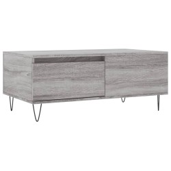 Couchtisch Grau Sonoma 90x50x36,5 cm Holzwerkstoff