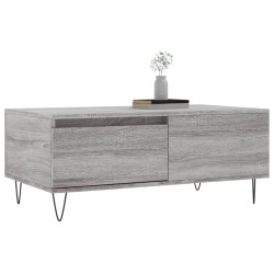 Couchtisch Grau Sonoma 90x50x36,5 cm Holzwerkstoff