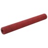 Drahtzaun Stahl mit PVC-Beschichtung 25x1,2 m Rot