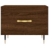 Couchtisch Braun Eichen-Optik 50x50x40 cm Holzwerkstoff