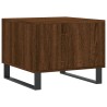 Couchtisch Braun Eichen-Optik 50x50x40 cm Holzwerkstoff