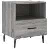 Nachttisch Grau Sonoma 40x35x47,5 cm Holzwerkstoff