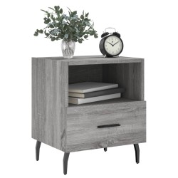 Nachttisch Grau Sonoma 40x35x47,5 cm Holzwerkstoff