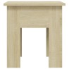 Couchtisch Sonoma-Eiche 40x40x42 cm Holzwerkstoff