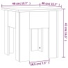 Couchtisch Sonoma-Eiche 40x40x42 cm Holzwerkstoff