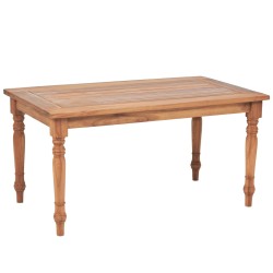 Batavia-Couchtisch Teak 90x50x45 cm