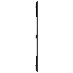 Wand-Kopfteil Schwarz 159,5x3x110 cm Massivholz Kiefer