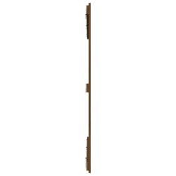 Wand-Kopfteil Honigbraun 146,5x3x110 cm Massivholz Kiefer