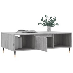 Couchtisch Grau Sonoma 104x60x35 cm Holzwerkstoff