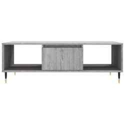 Couchtisch Grau Sonoma 104x60x35 cm Holzwerkstoff