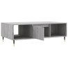 Couchtisch Grau Sonoma 104x60x35 cm Holzwerkstoff