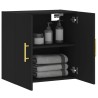 Wandschrank Schwarz 60x31x60 cm Holzwerkstoff