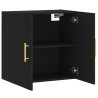 Wandschrank Schwarz 60x31x60 cm Holzwerkstoff