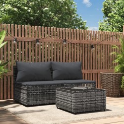 3-tlg. Garten-Lounge-Set...