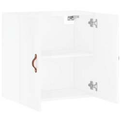 Wandschrank Hochglanz-Weiß 60x31x60 cm Holzwerkstoff