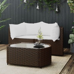 3-tlg. Garten-Lounge-Set...