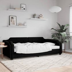 Tagesbett Schwarz 90x200 cm...