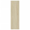 Wandregale 2 Stk. Sonoma-Eiche 50x15x50 cm Holzwerkstoff