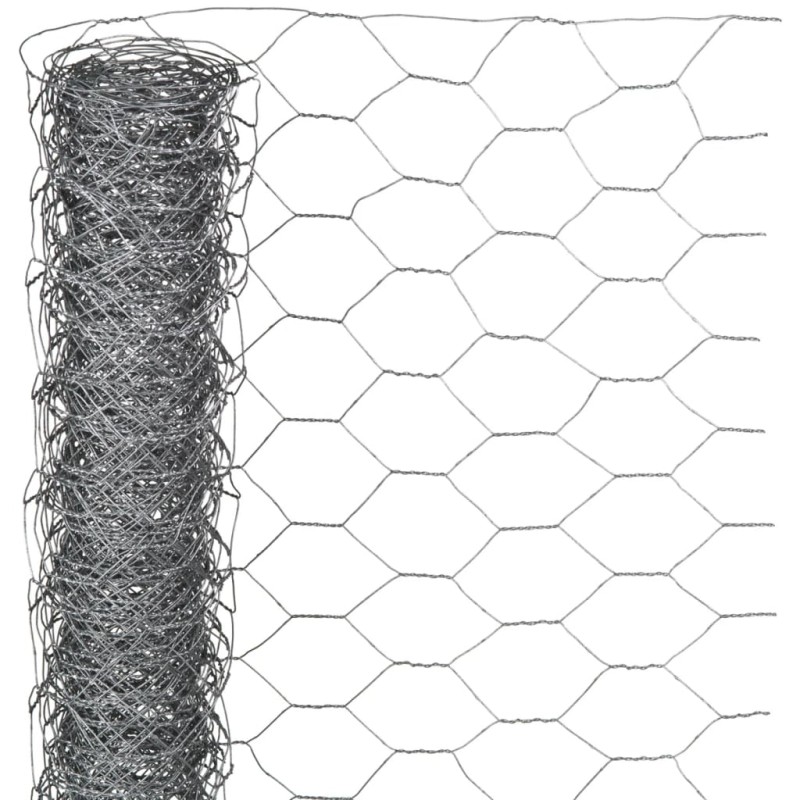 Nature Sechseckgeflecht 1x10 m 40 mm Verzinkter Stahl