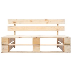 Outdoor-Bank Paletten Holz