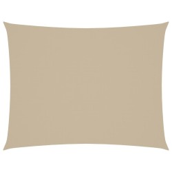 Sonnensegel Oxford-Gewebe Rechteckig 3x4,5 m Beige