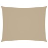 Sonnensegel Oxford-Gewebe Rechteckig 4x5 m Beige