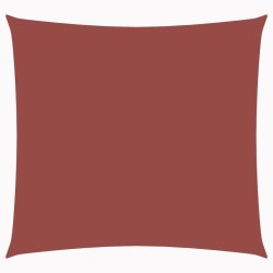 Sonnensegel Oxford-Gewebe Quadratisch 3x3 m Terrakotta-Rot