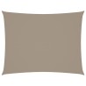 Sonnensegel Oxford-Gewebe Rechteckig 5x6 m Taupe