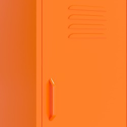 Lagerschrank Orange 42,5x35x101,5 cm Stahl