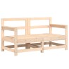 7-tlg. Garten-Lounge-Set Massivholz Kiefer