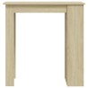 Bartisch mit Regal Sonoma-Eiche 102x50x103,5 cm Holzwerkstoff