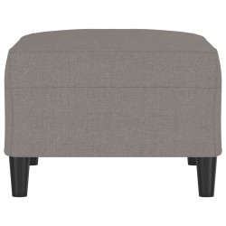 Fußhocker Taupe 70x55x41 cm Stoff