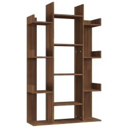 Bücherregal Braun Eichen-Optik 86x25,5x140 cm Holzwerkstoff