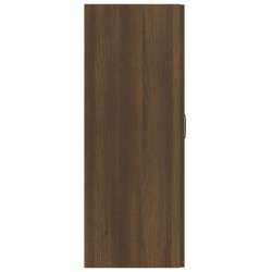 Hängeschrank Braun Eichen-Optik 69,5x34x90 cm Holzwerkstoff