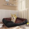 Hundebett Schwarz/Braun 80x68x23 cm Kunstleder