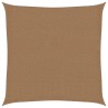 Sonnensegel 160 g/m² Taupe 2,5x2,5 m HDPE