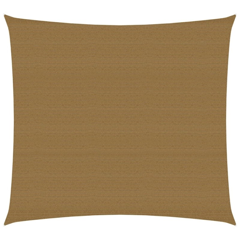 Sonnensegel 160 g/m² Taupe 5x5 m HDPE