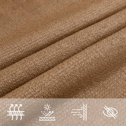 Sonnensegel 160 g/m² Taupe 5x5 m HDPE