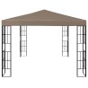 Pavillon 4x3 m Taupe