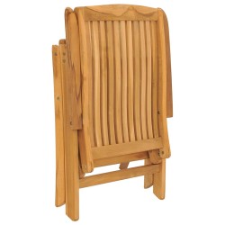 3-tlg. Garten-Lounge-Set Massivholz Teak