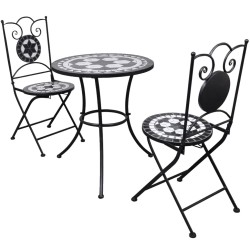 3-tlg. Bistro-Set Keramik...