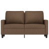 2-Sitzer-Sofa Braun 120 cm Stoff