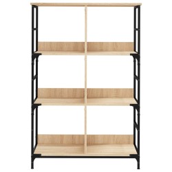 Bücherregal Sonoma-Eiche 78,5x33x117,5 cm Holzwerkstoff